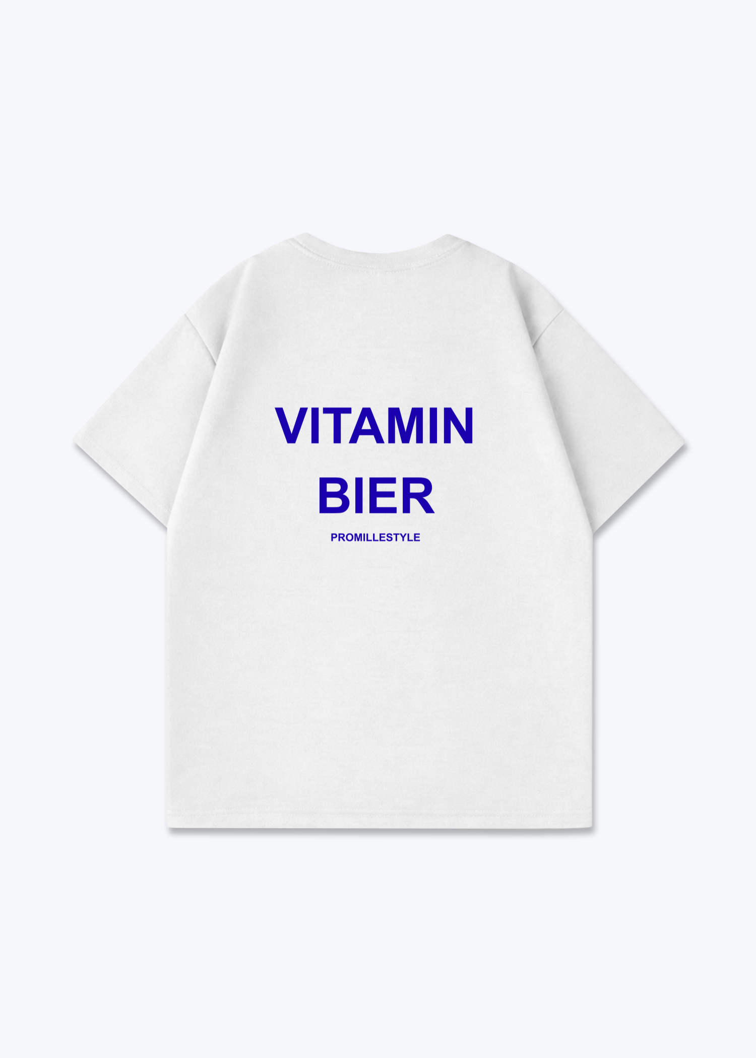 Vitamin Bier Oversized Shirt - White Back (Designed)