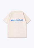 Malle König Oversized Shirt - Beige Back (Designed)