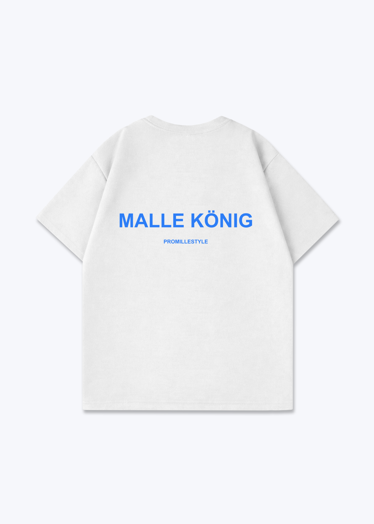 Malle König Oversized Shirt - White Back (Designed)