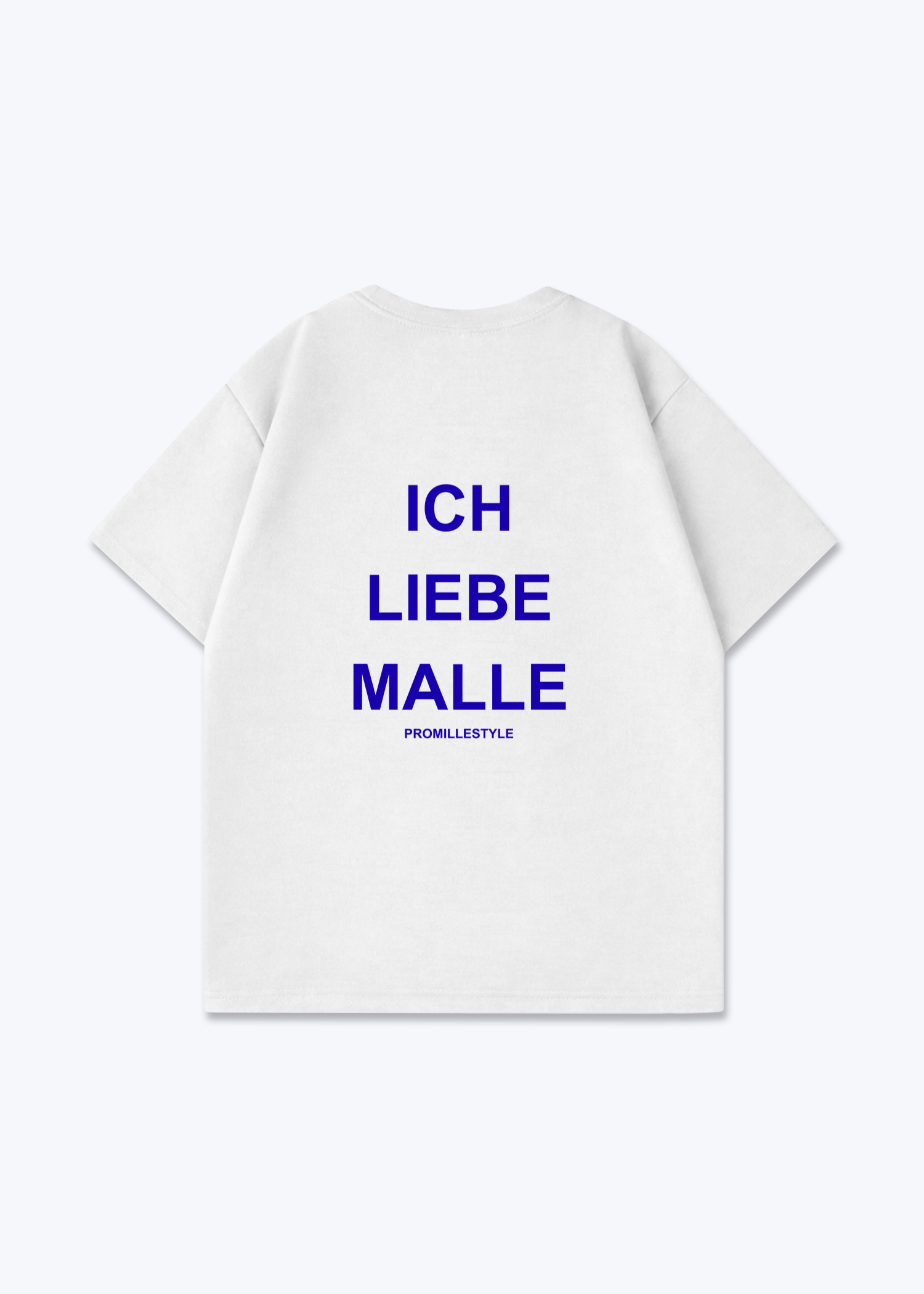 Ich liebe Malle Oversized Shirt - White Back (Designed)