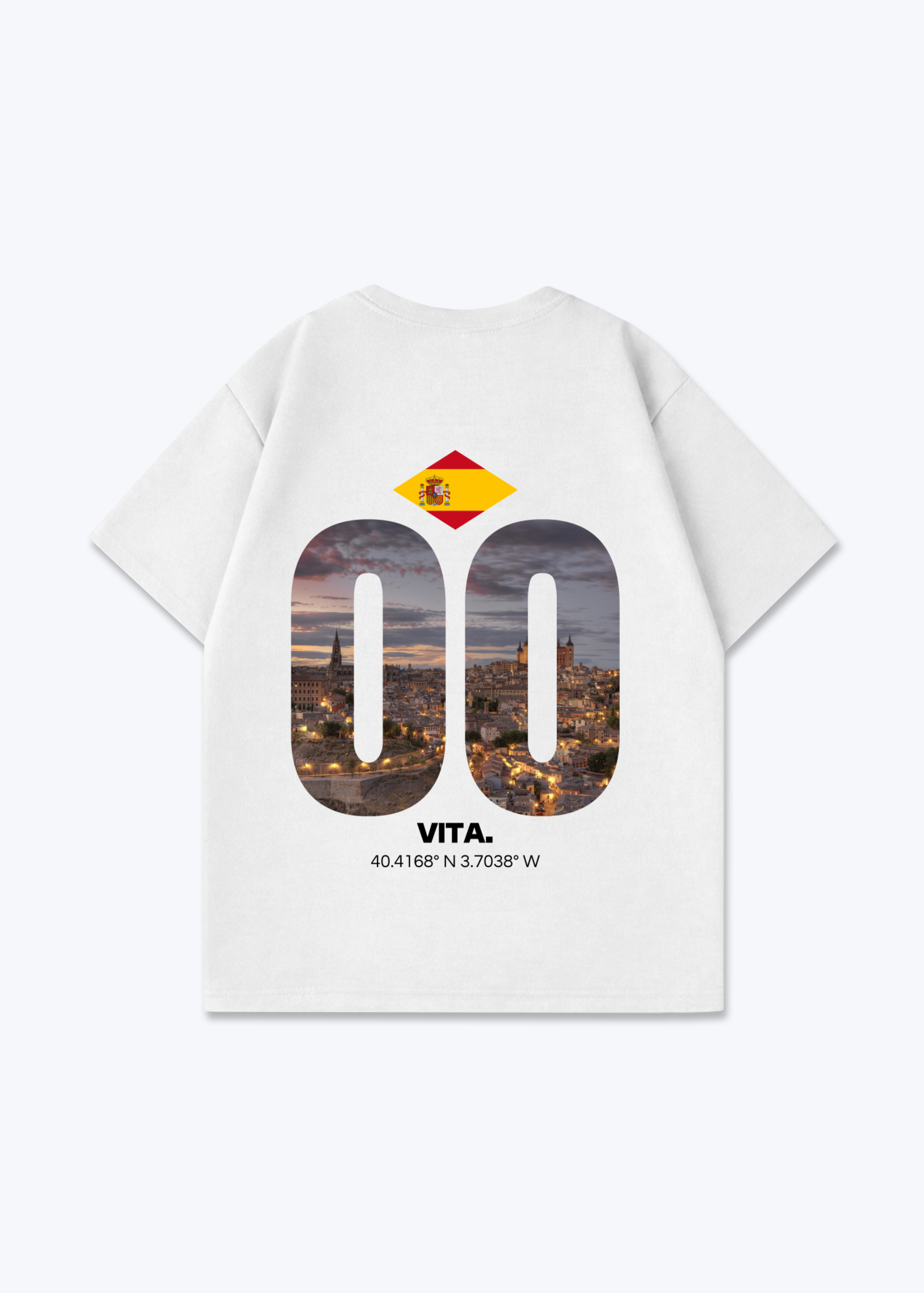 Spain Signature Oversized Shirt - White Back (Designed)