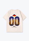 Germany Signature Oversized Shirt - Beige Back (Designed)